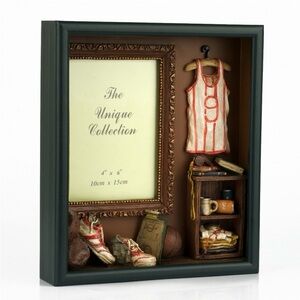 Vintage Sport Themed Shadowbox Frame